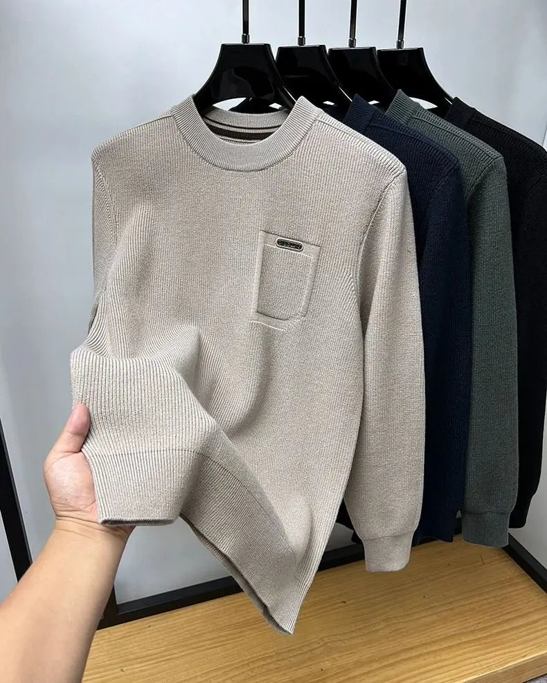 luxury neck solid color